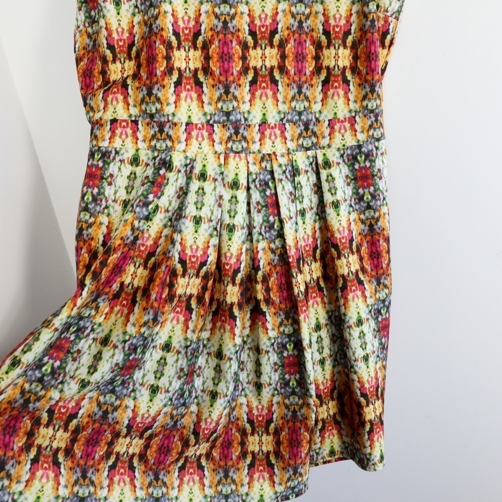 Sunday in Brooklyn Anthropologie printed sheath dress short L Large abstract - Picture 4 of 6